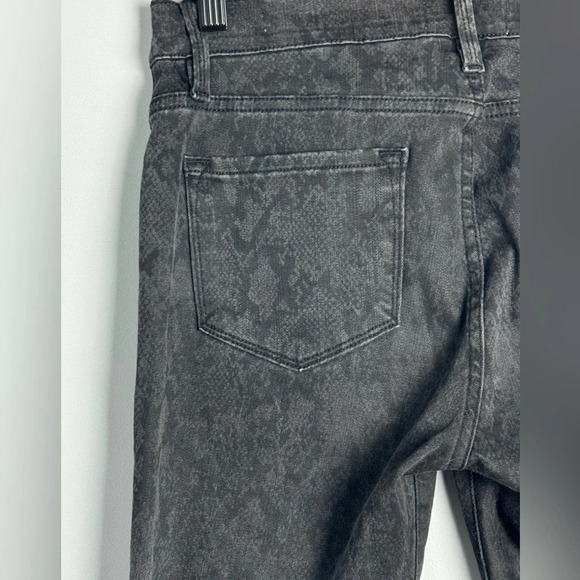 FRAME - Le Skinny Jeans De Jeanne Tonal Python Size 29 - Picture 6 of 11